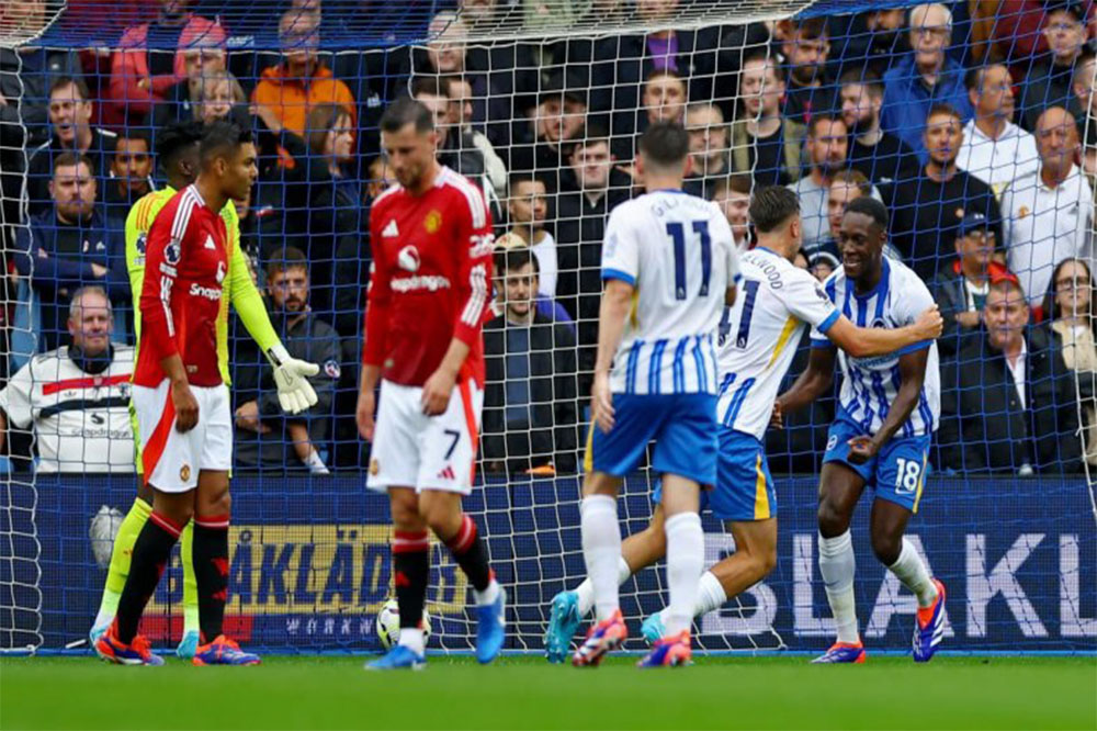 برایتون 2-1 یونایتد: شوک به شیاطین در 5+90 - اخبار منچستر یونایتد برایتون 2-1 یونایتد: شوک به شیاطین در 5+90