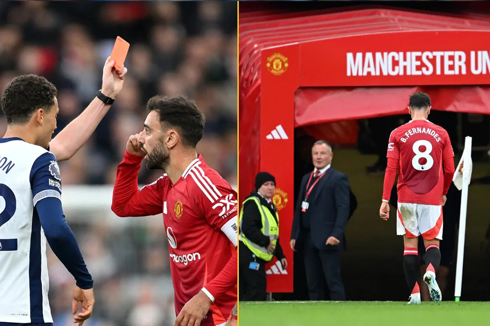پس از فرجام‌خواهی موفق منچستریونایتد؛ محرومیت ناشی از اخراج برونو فرناندز بخشیده شد 