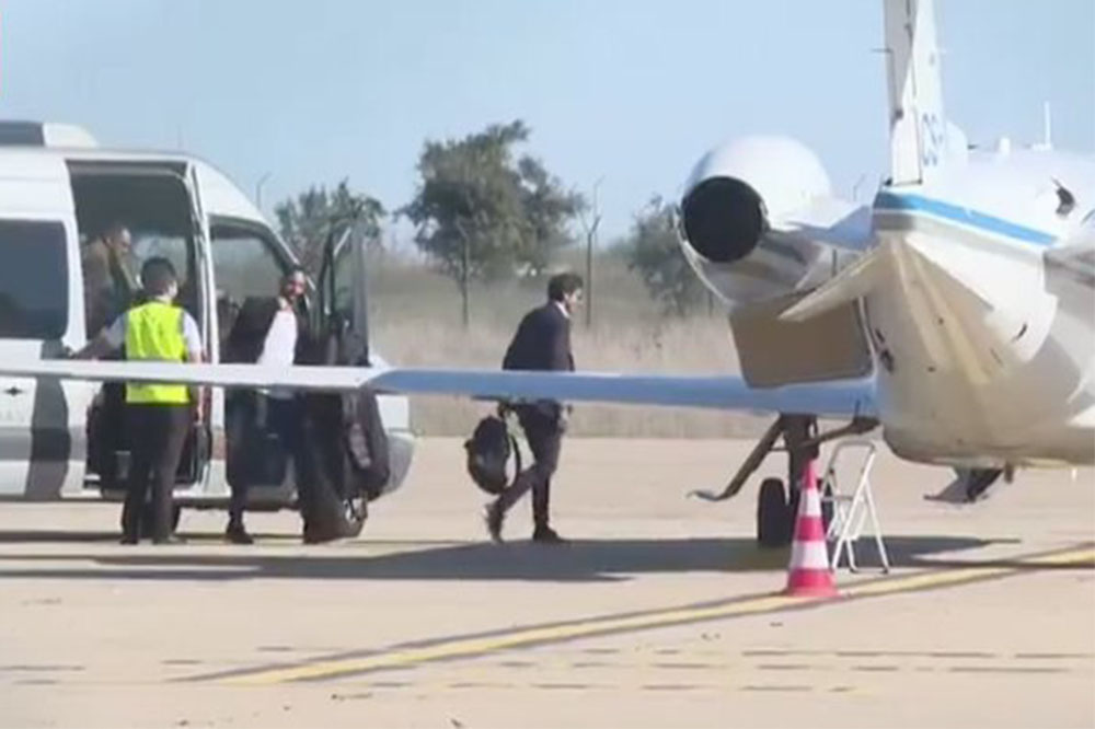 پرواز روبن آموریم به سمت منچستر (عکس)