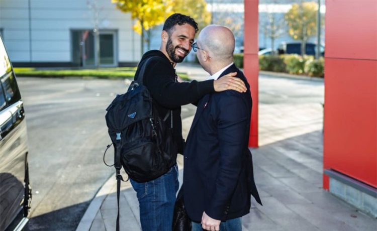 اولین روز روبن آموریم در منچستر (عکس)