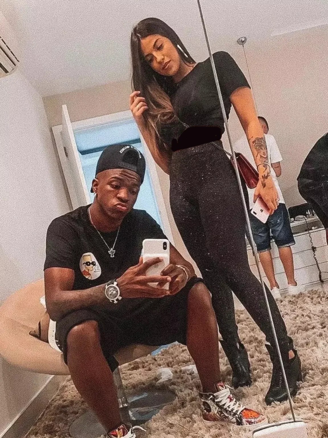 عکس دوست دختر وینیسیوس جونیور عکس دوست دختر وینیسیوس جونیور