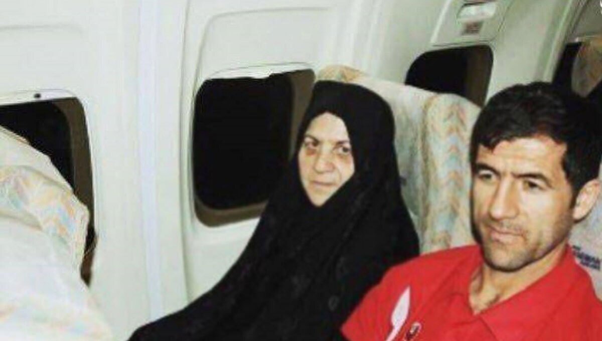 عکس کریم باقری و مادرش عکس کریم باقری و مادرش