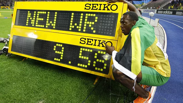 رکوردهای جهانی گینس یوسین بولت رکوردهای جهانی گینس یوسین بولت