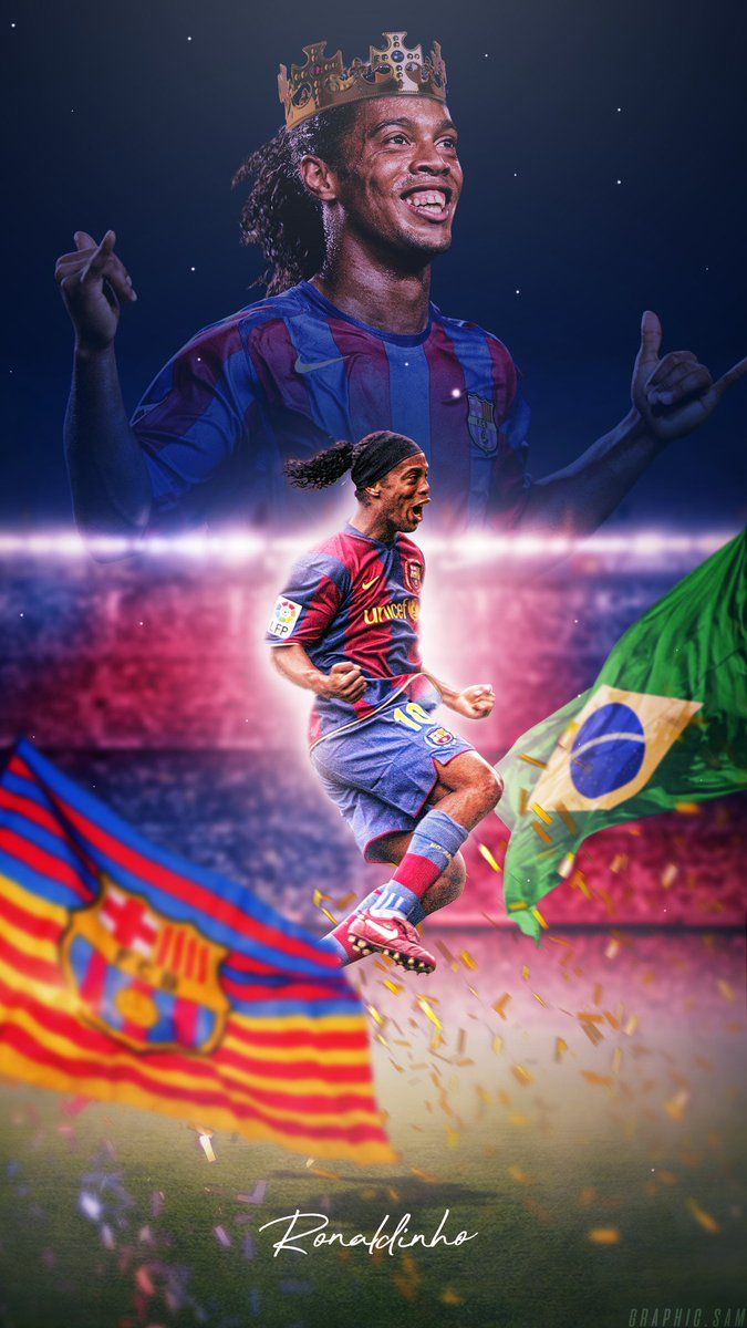 wallpaper 4k Ronaldinho