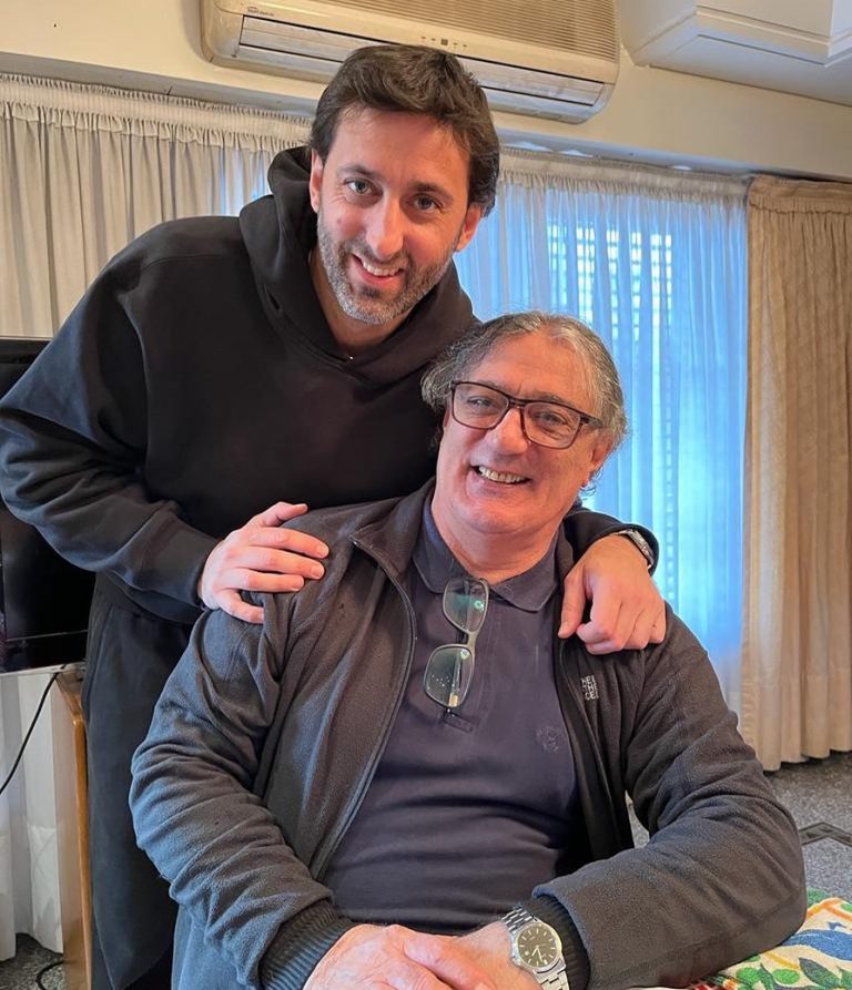 عکس دیگو میلیتو و پدرش